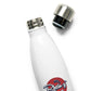 Edelstahl Wasserflasche "Jede Flasche rettet leben"